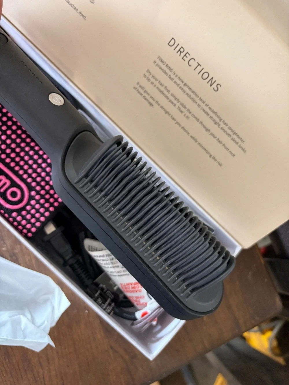 Tymo Ring Hair Straightening Comb